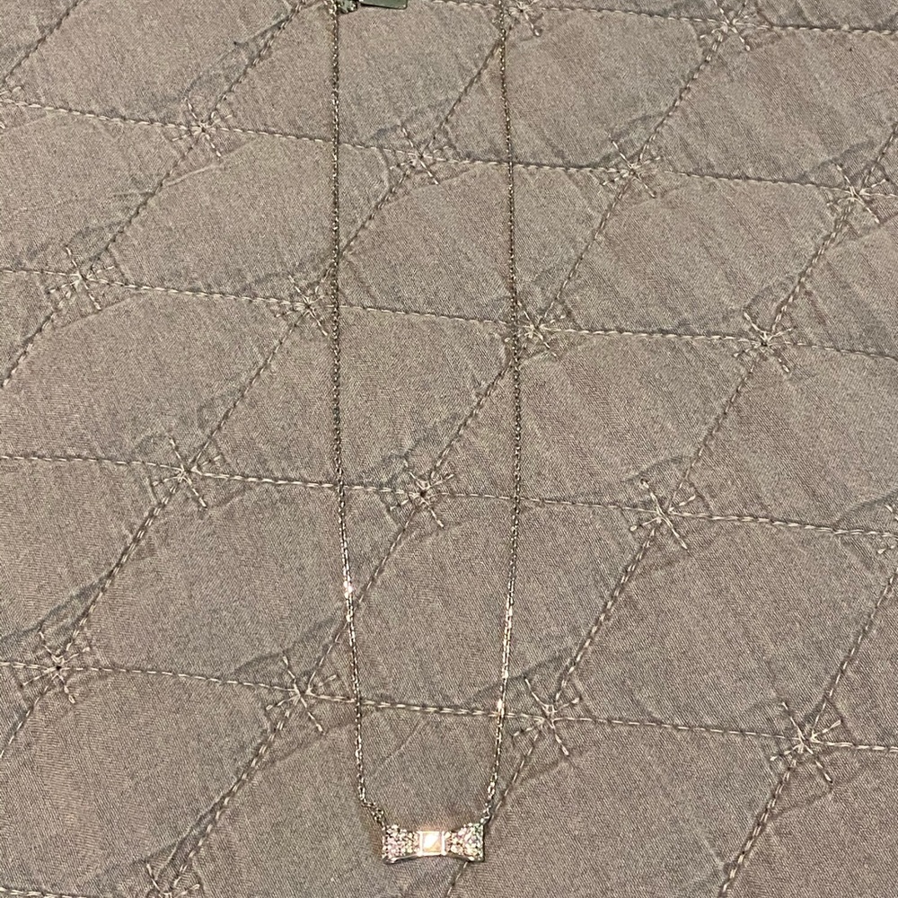 Kate Spade♠️Ready Set Bow Sparkle Necklace - Picture 5 of 5